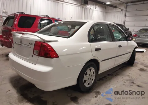 2004 Honda Civic Vp из США, поврежденный, VIN 1HGES16454L005815